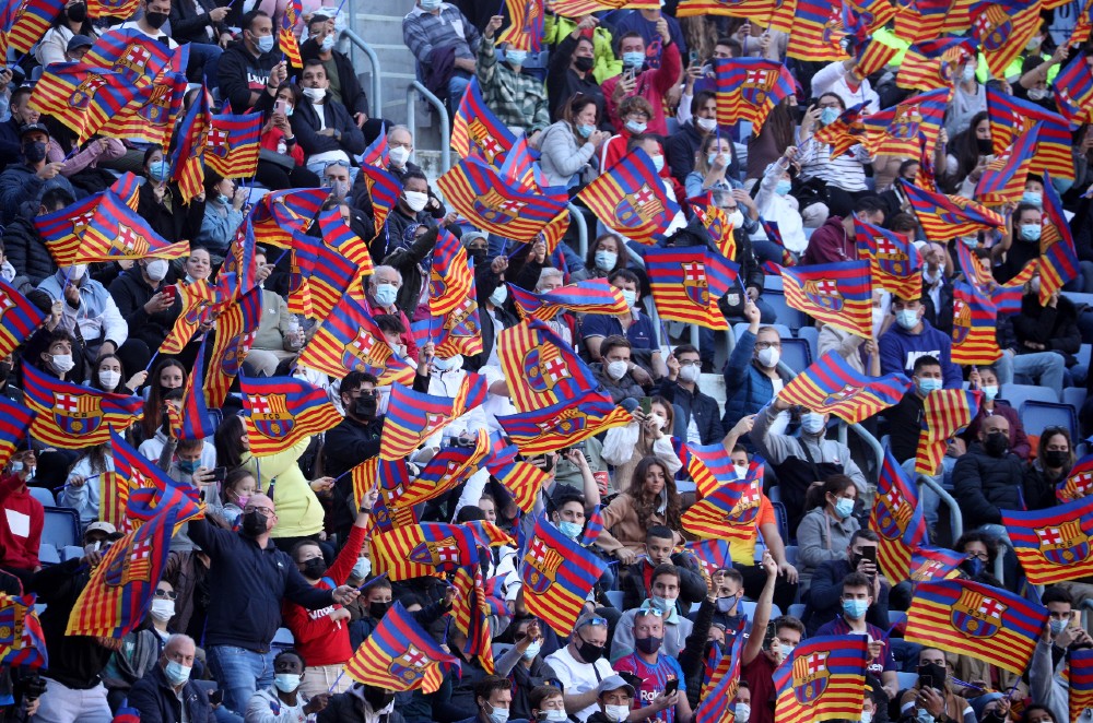 Navijači na stadionu Kamp Nou (©Reuters)